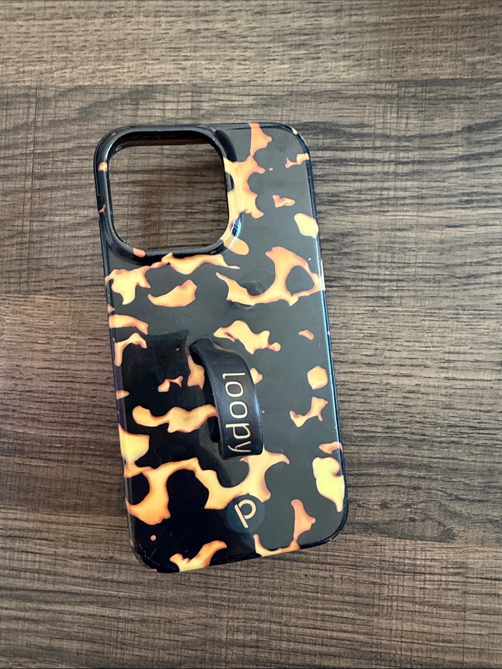 Loopy Phone Case Tortoiseshell fits iPhone 13, 14, 16e, & 17e